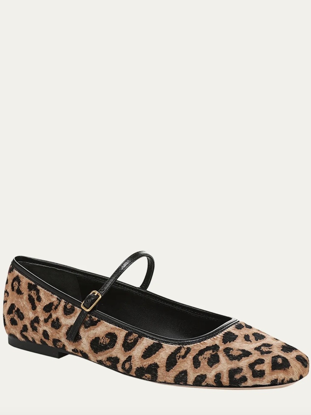 VERONICA BEARD
Ellie Leopard-Print Mary Jane Ballet Flats NEW
